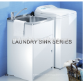 Popular economy stainless steel laundry sink cabinet